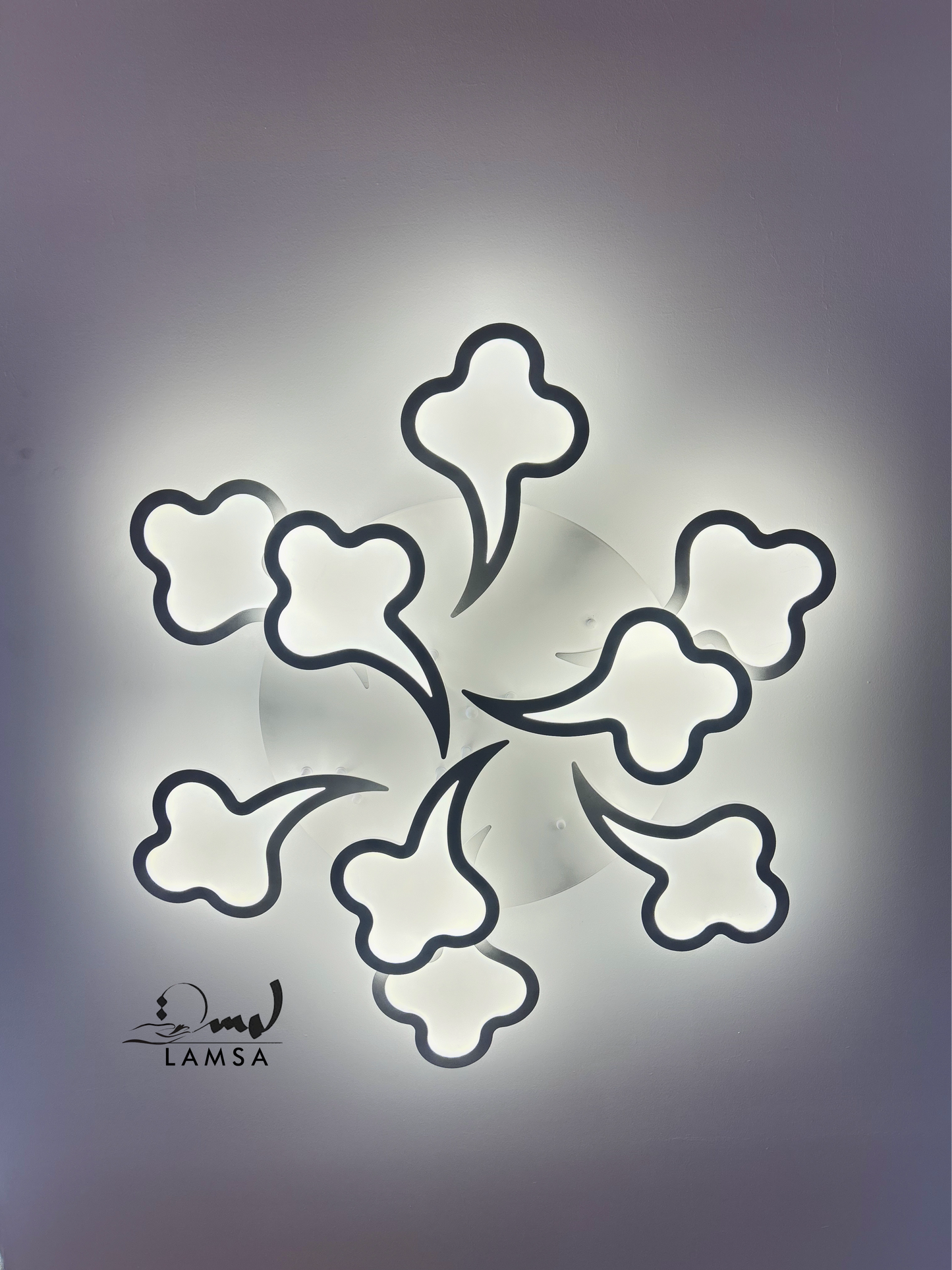 LED Plafonnier Acrylique Blanc "Nuage"