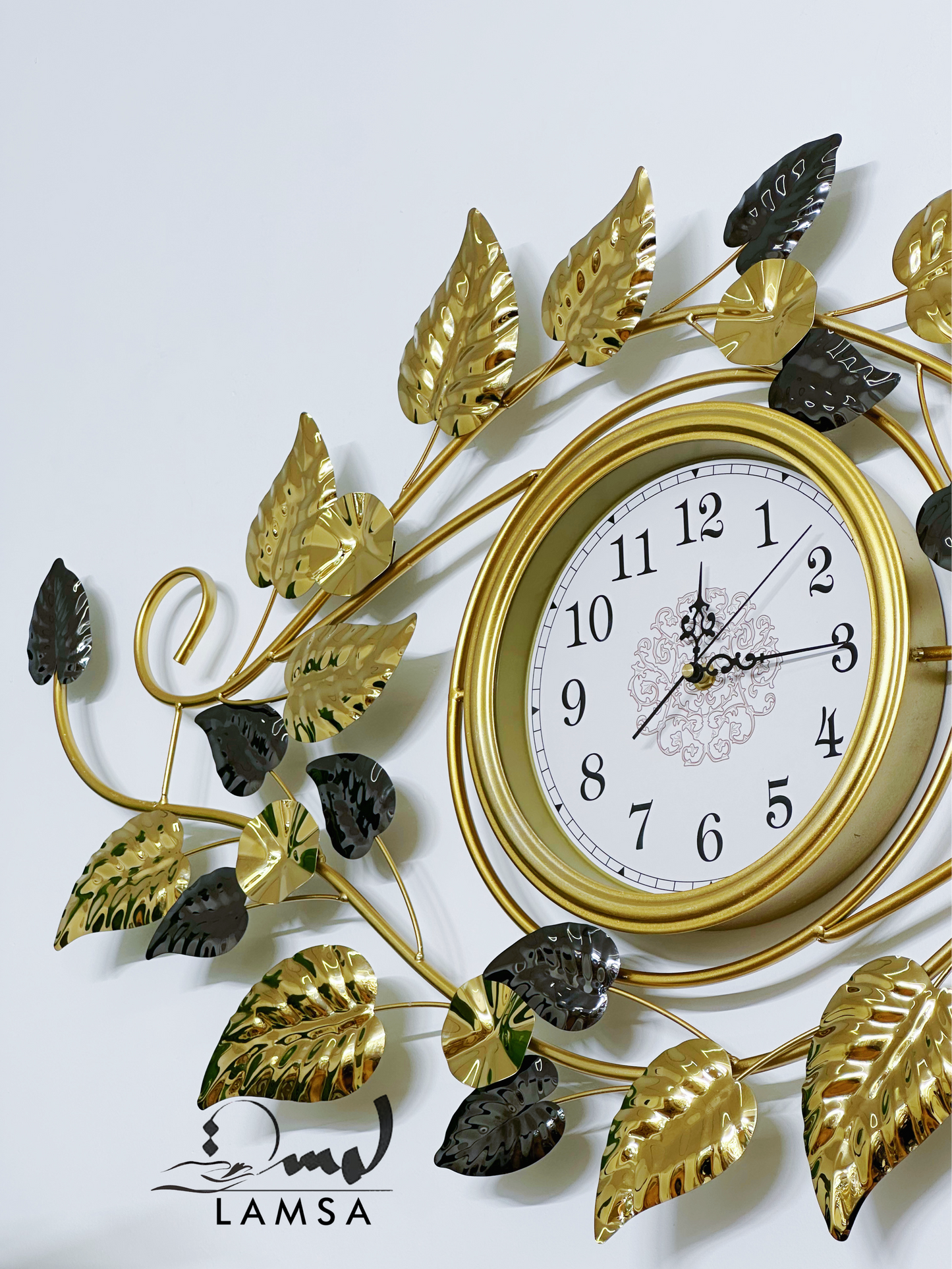 Horloge Murale avec " FEUILLES " | Livraison Gratuite 58 Wilayas