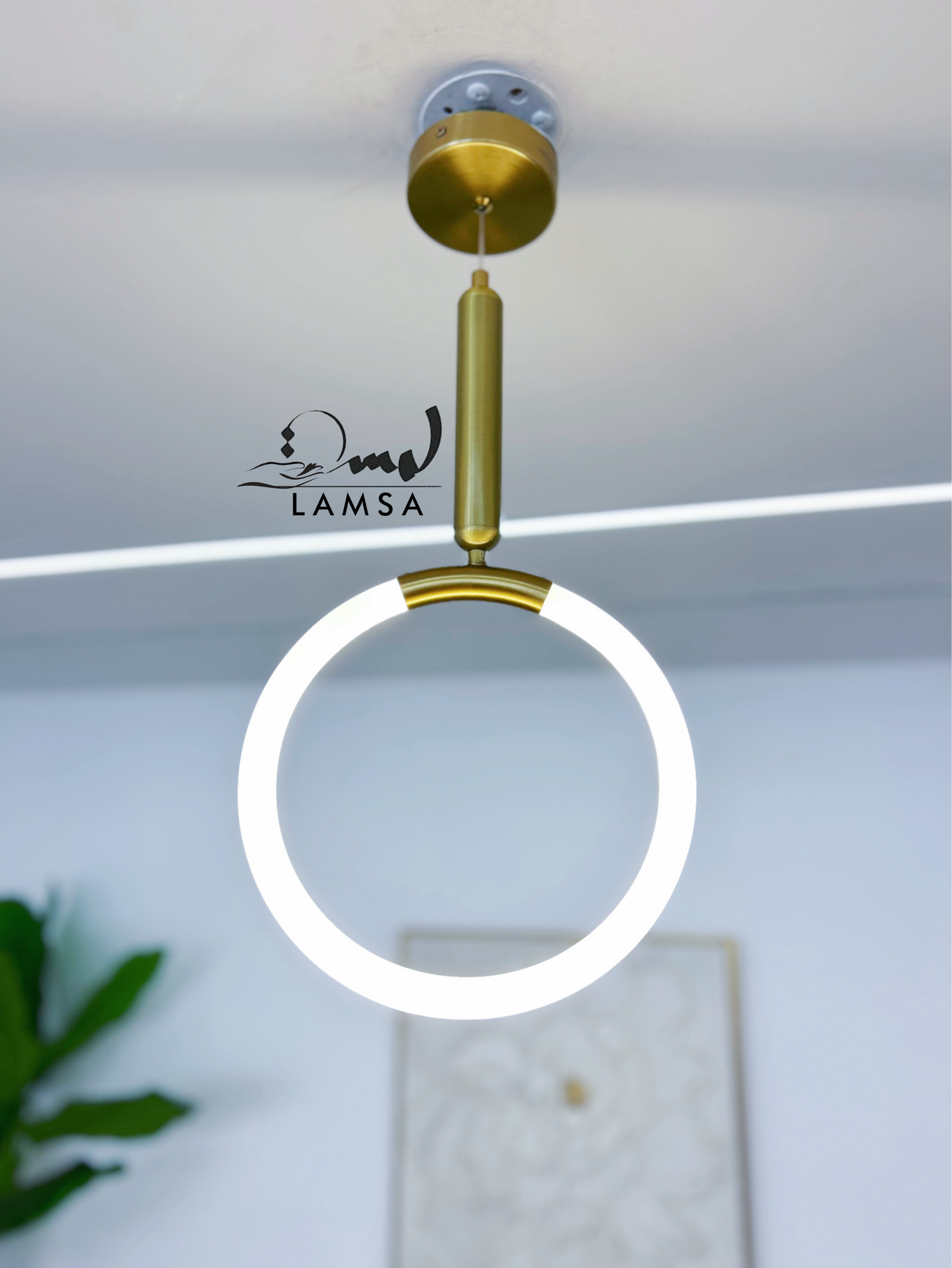 Lustre LED "Rond" en acrylique | Livraison 58 Wilayas