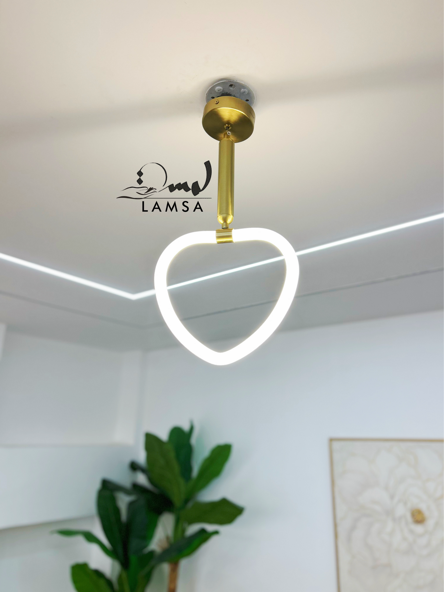 Lustre LED "Rond" en acrylique | Livraison 58 Wilayas