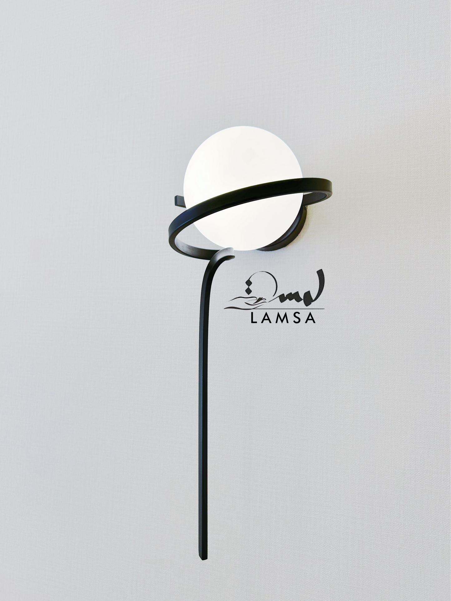Applique Murale Une Boule "Noir"
