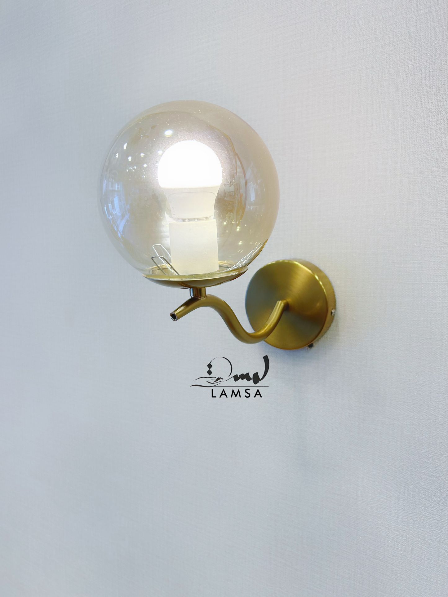 Applique Murale Une Boule "Doré"