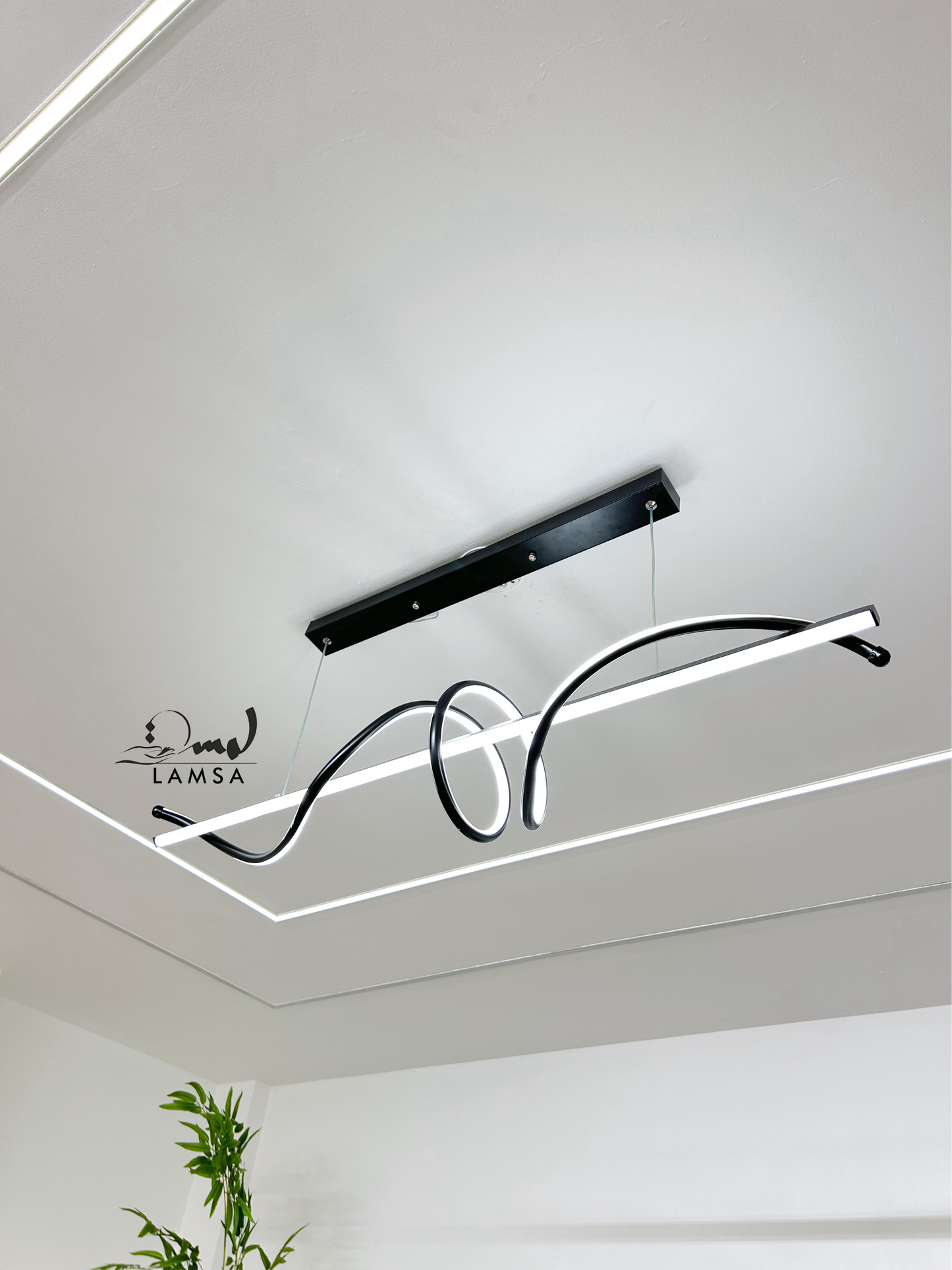 Lustre LED "SERPENT" Double Eclairage