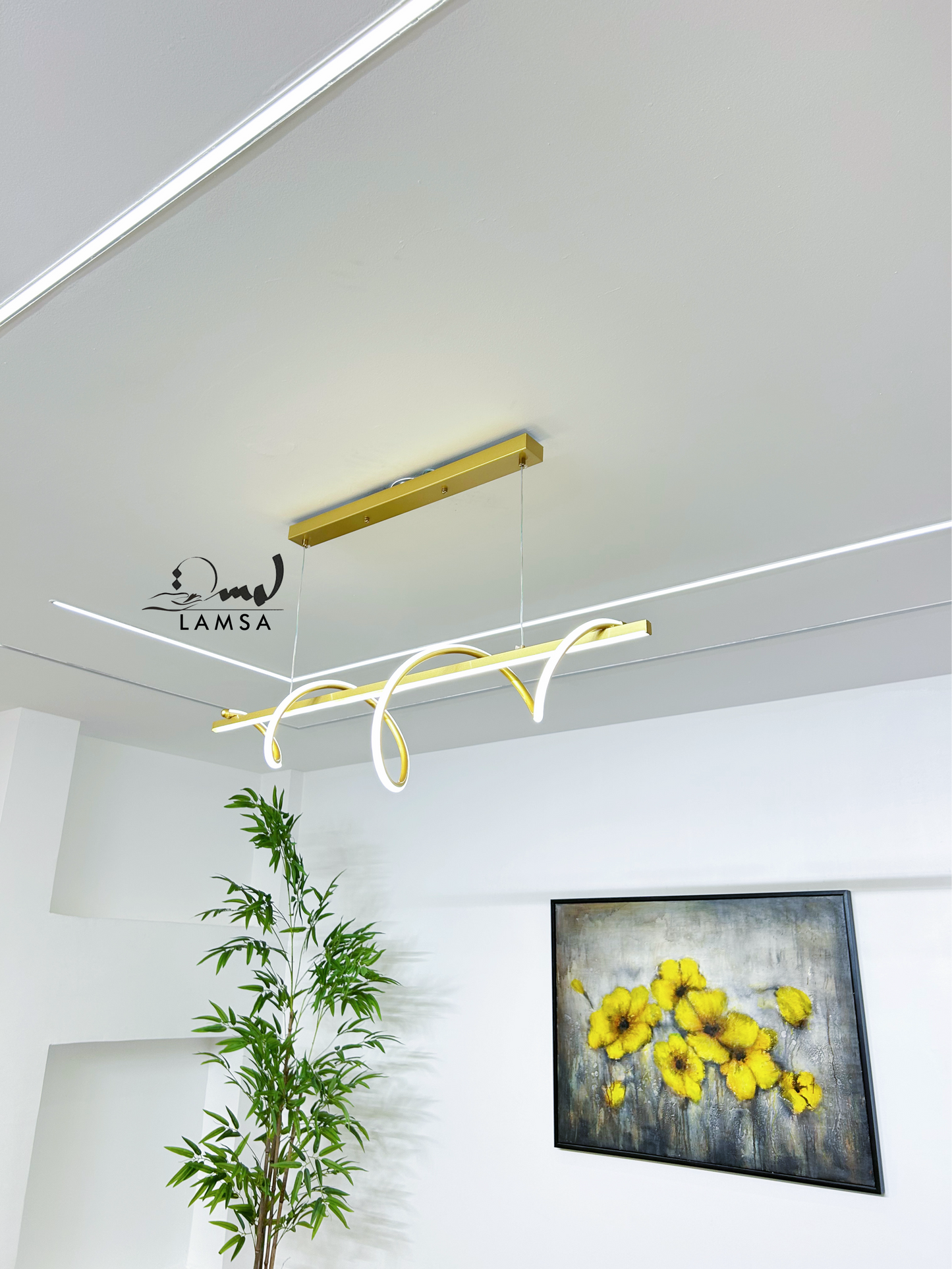 Lustre LED "SERPENT" Double Eclairage