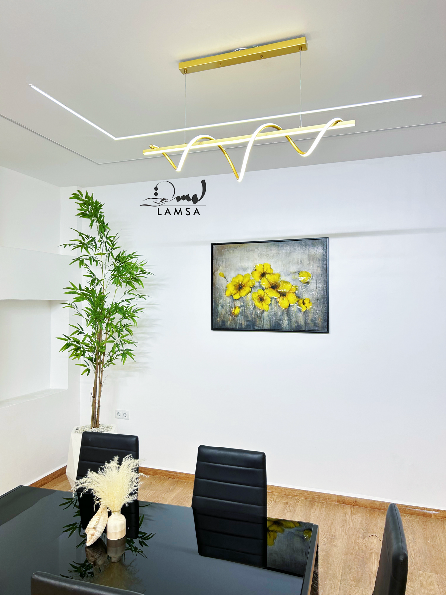 Lustre LED "SERPENT" Double Eclairage