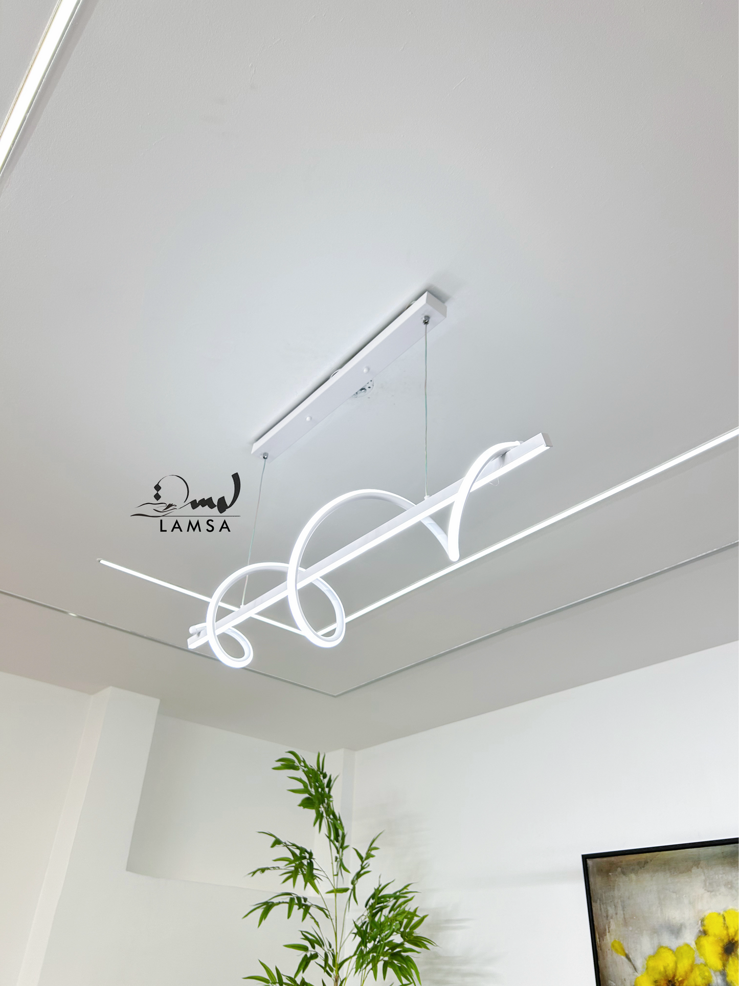 Lustre LED "SERPENT" Double Eclairage