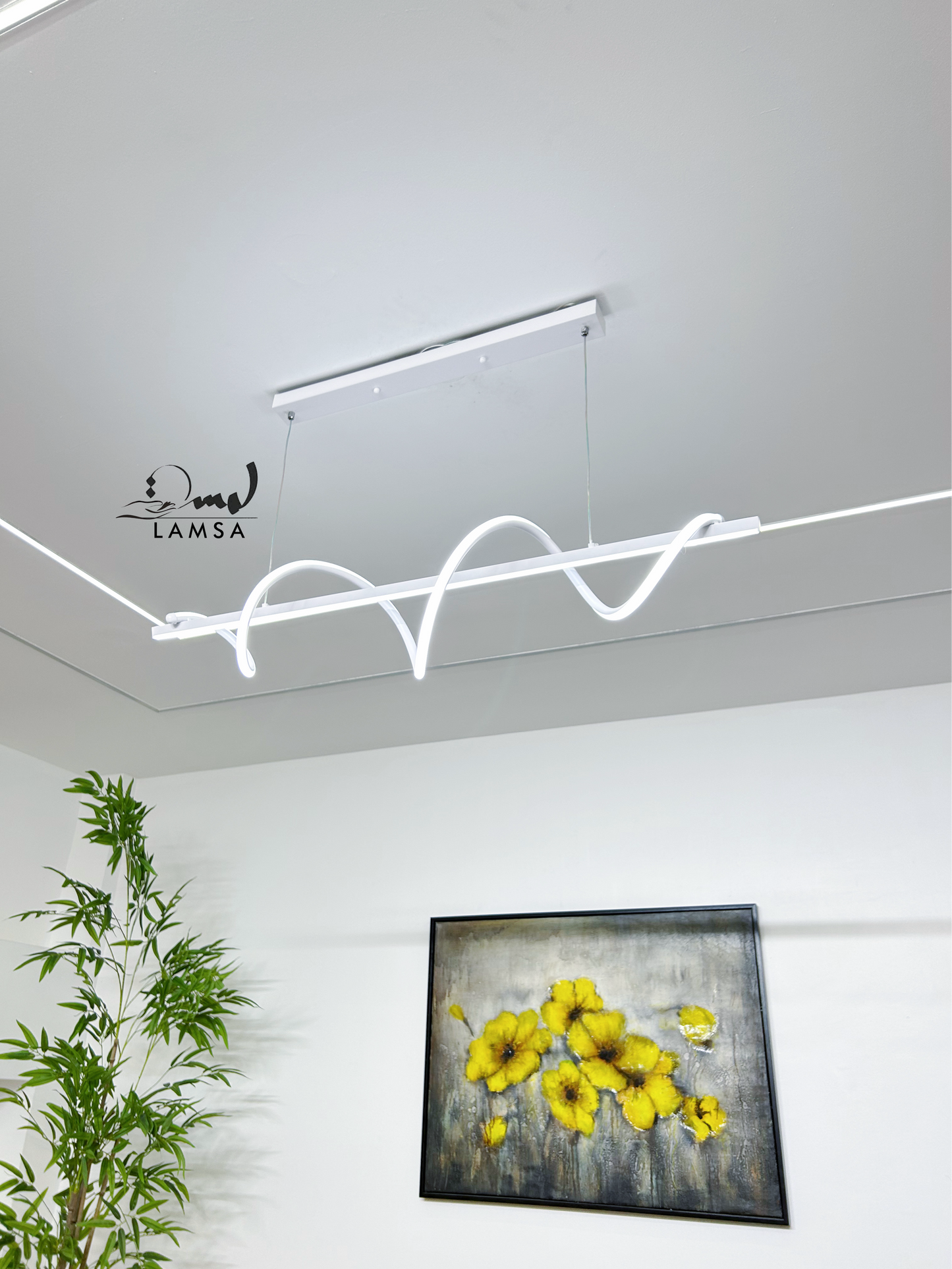 Lustre LED "SERPENT" Double Eclairage