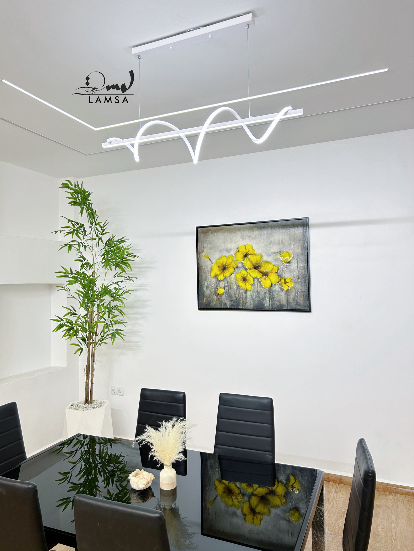 Lustre LED "SERPENT" Double Eclairage