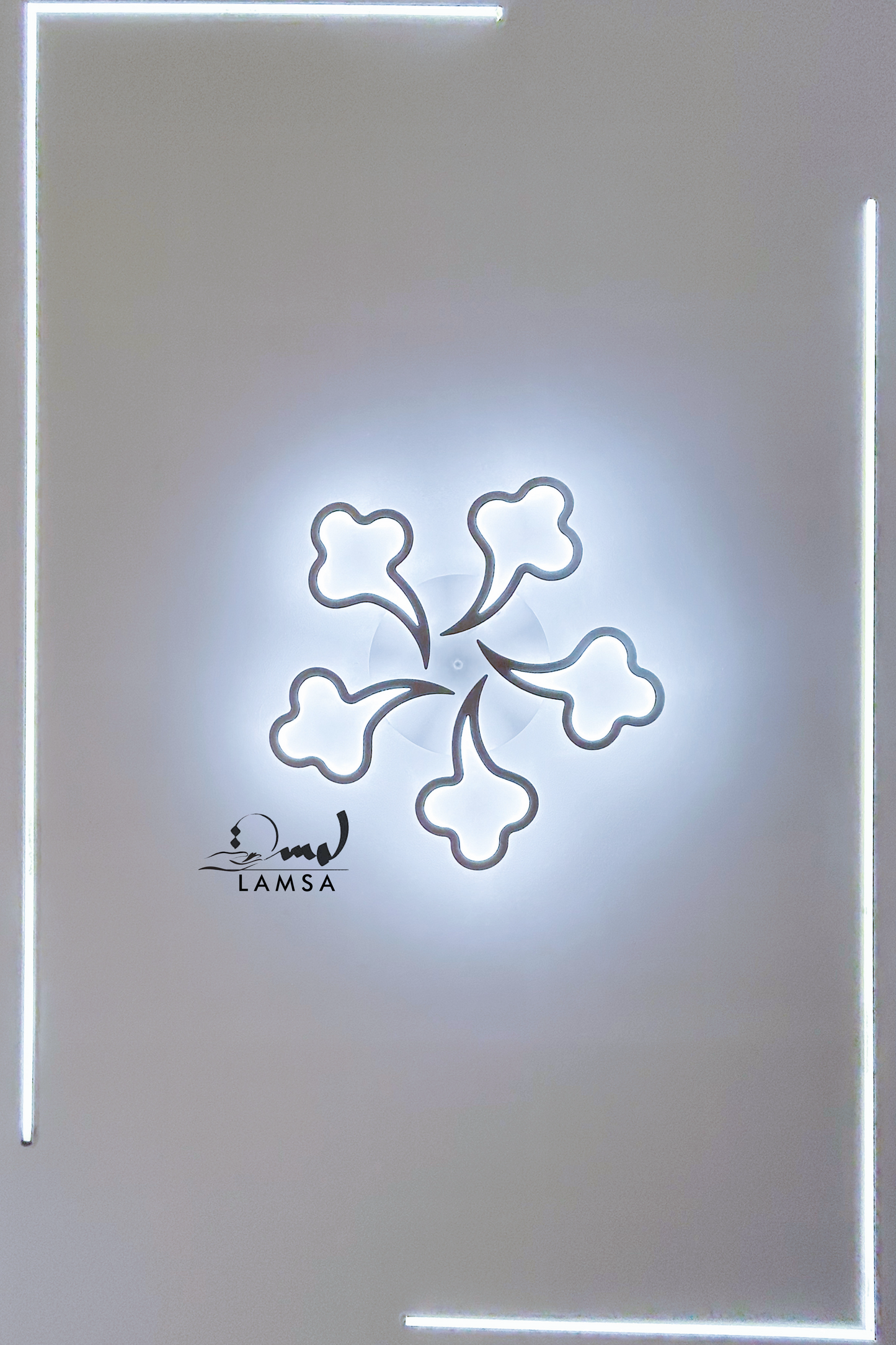 LED Plafonnier Acrylique Blanc "Nuage"