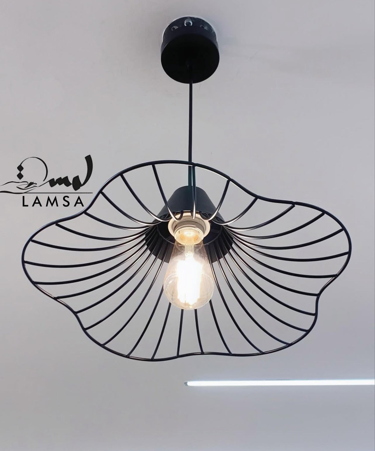 Lustre "Maille" Métal Rond