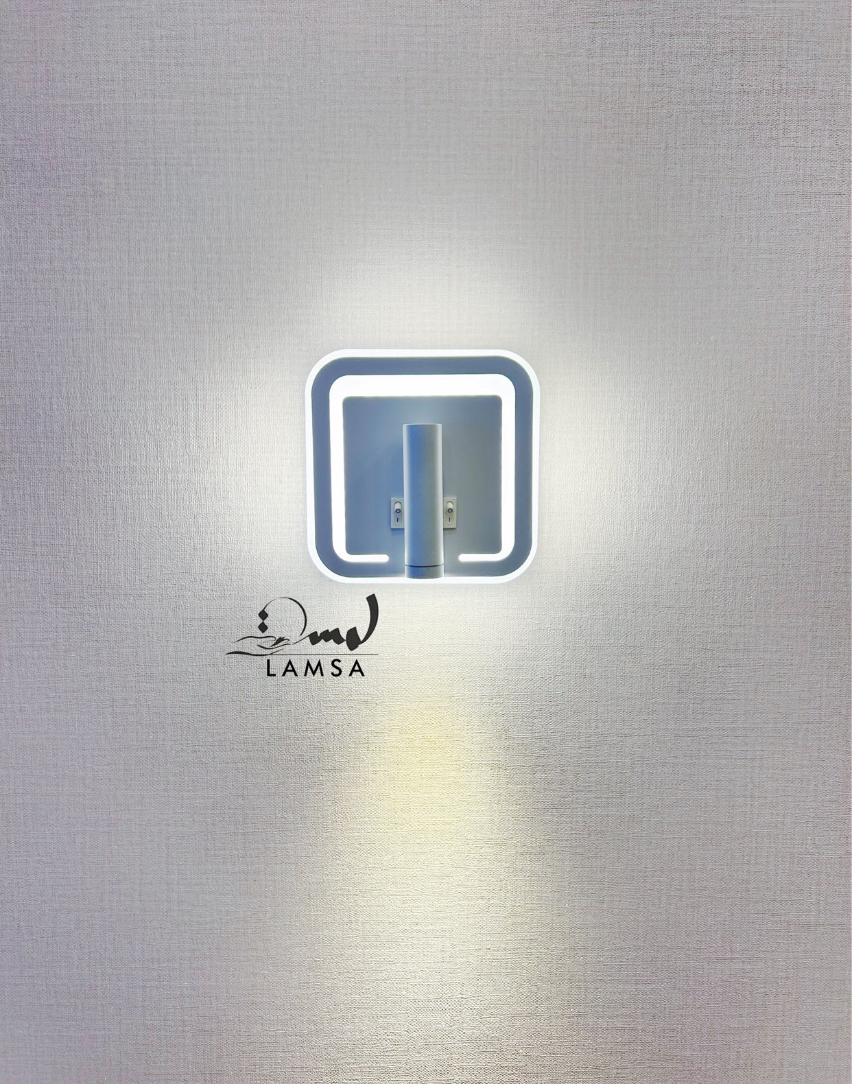 Applique Murale LED Carrée "Blanche"