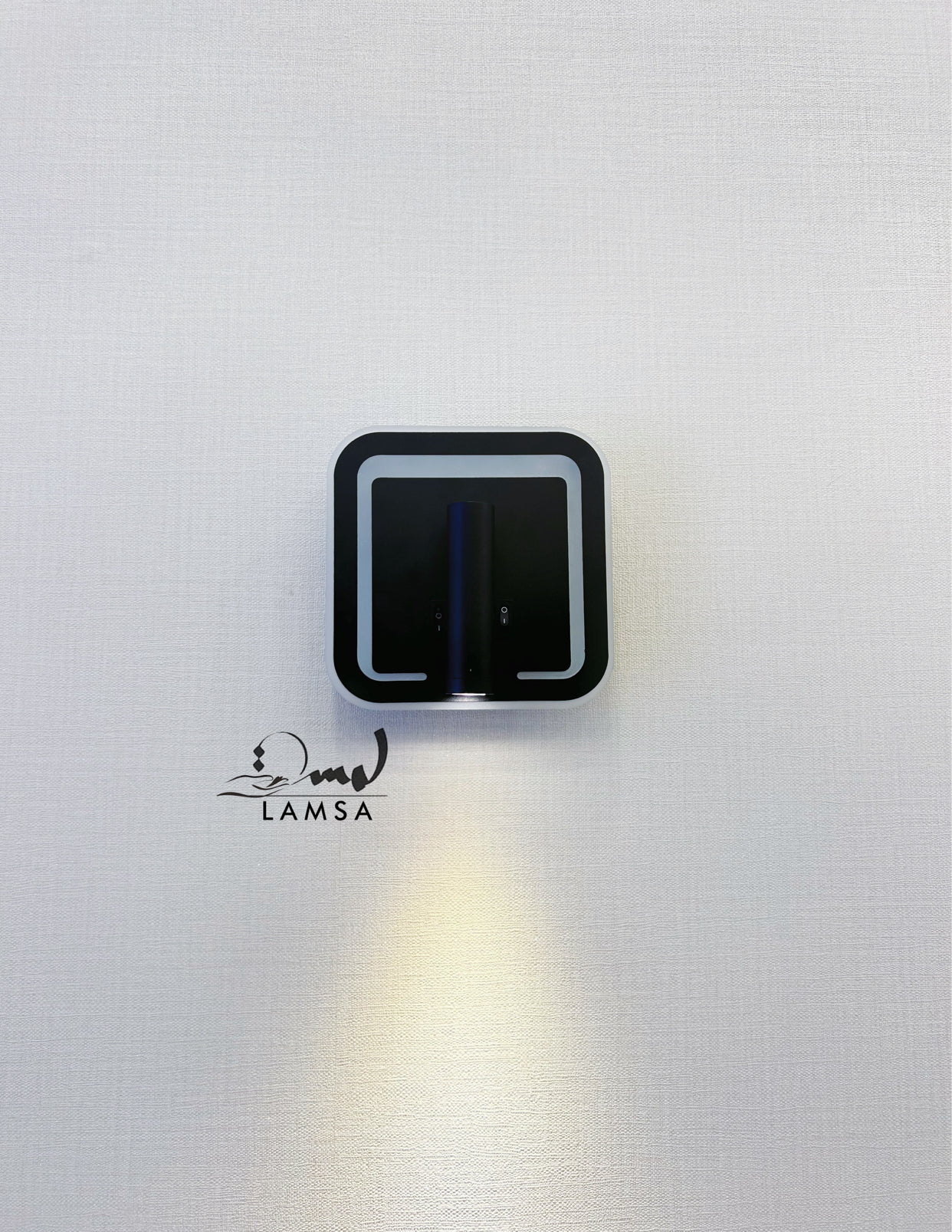 Applique Murale LED Carrée "Noir"