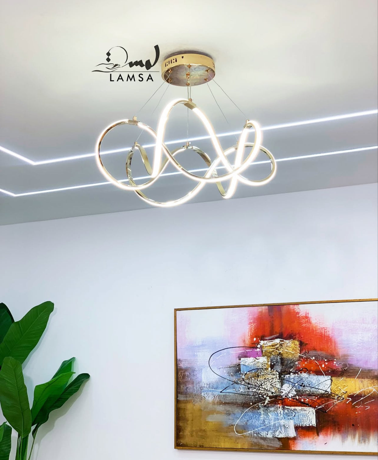 Lustre LED "3 Positions/ 3 Lumières"