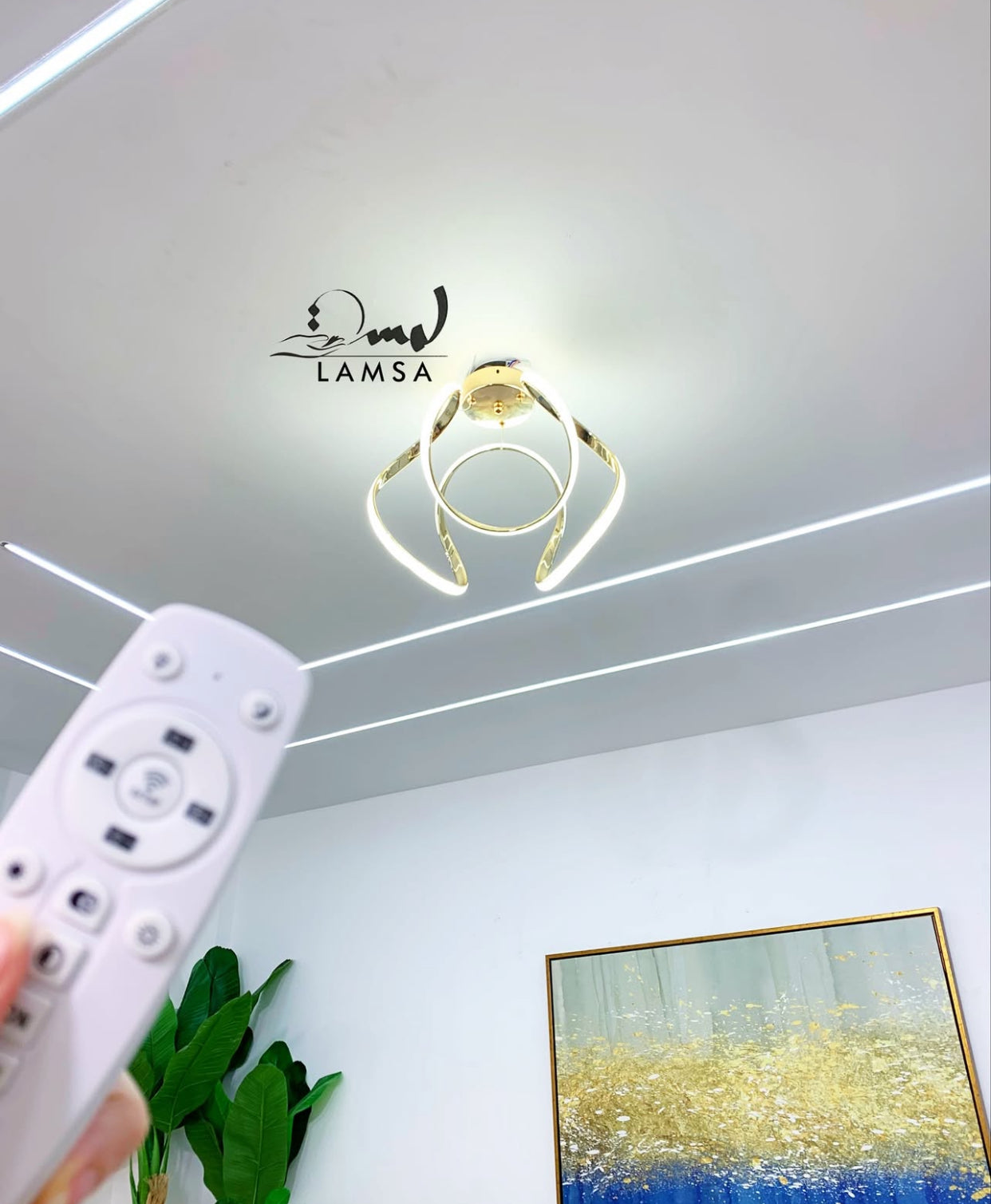 Lustre LED "3 Positions/ 3 Lumières"