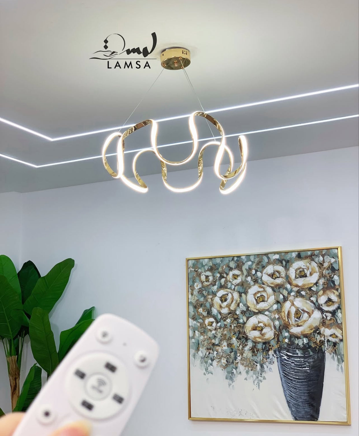 Lustre LED "3 Positions/ 3 Lumières"