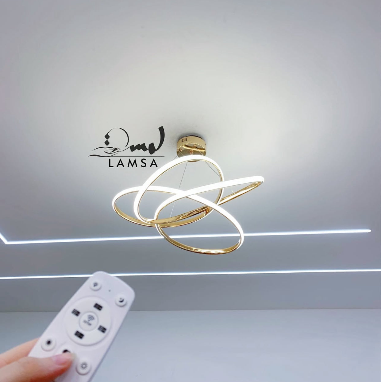 Lustre LED "3 Positions/ 3 Lumières"