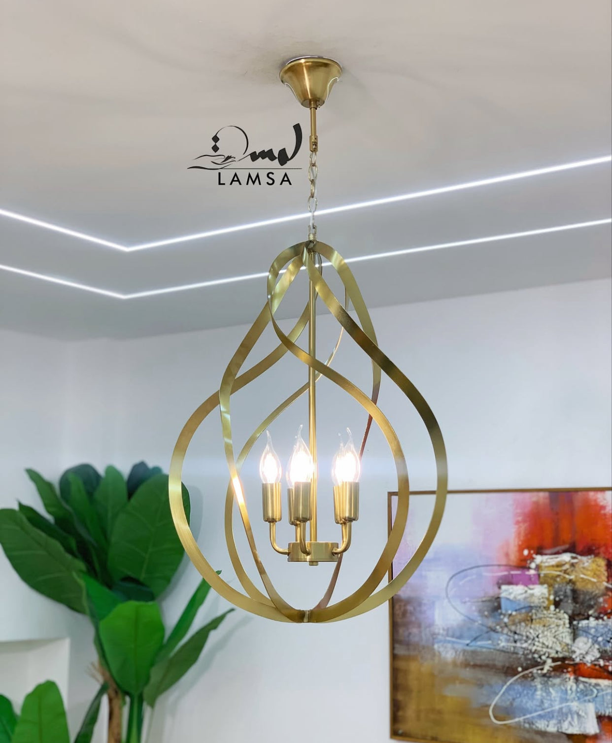 Lustre Chandelier "POIRE"