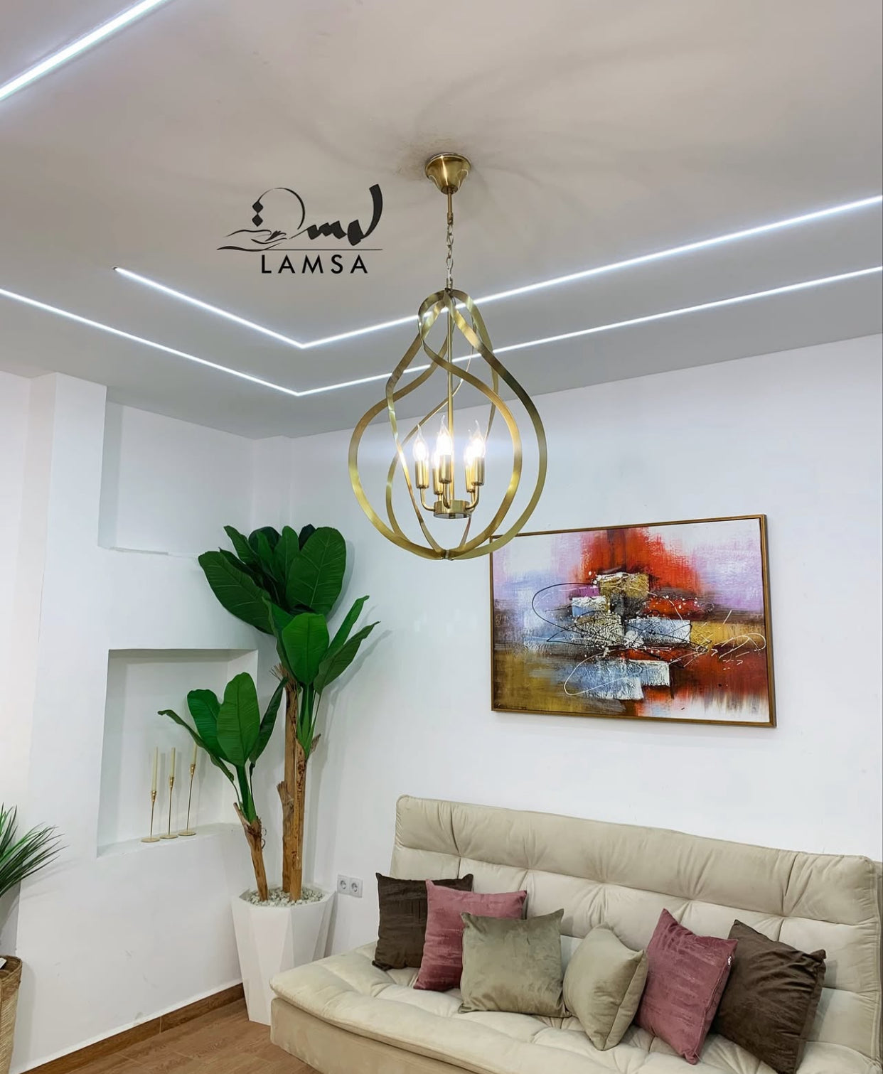 Lustre Chandelier "POIRE"