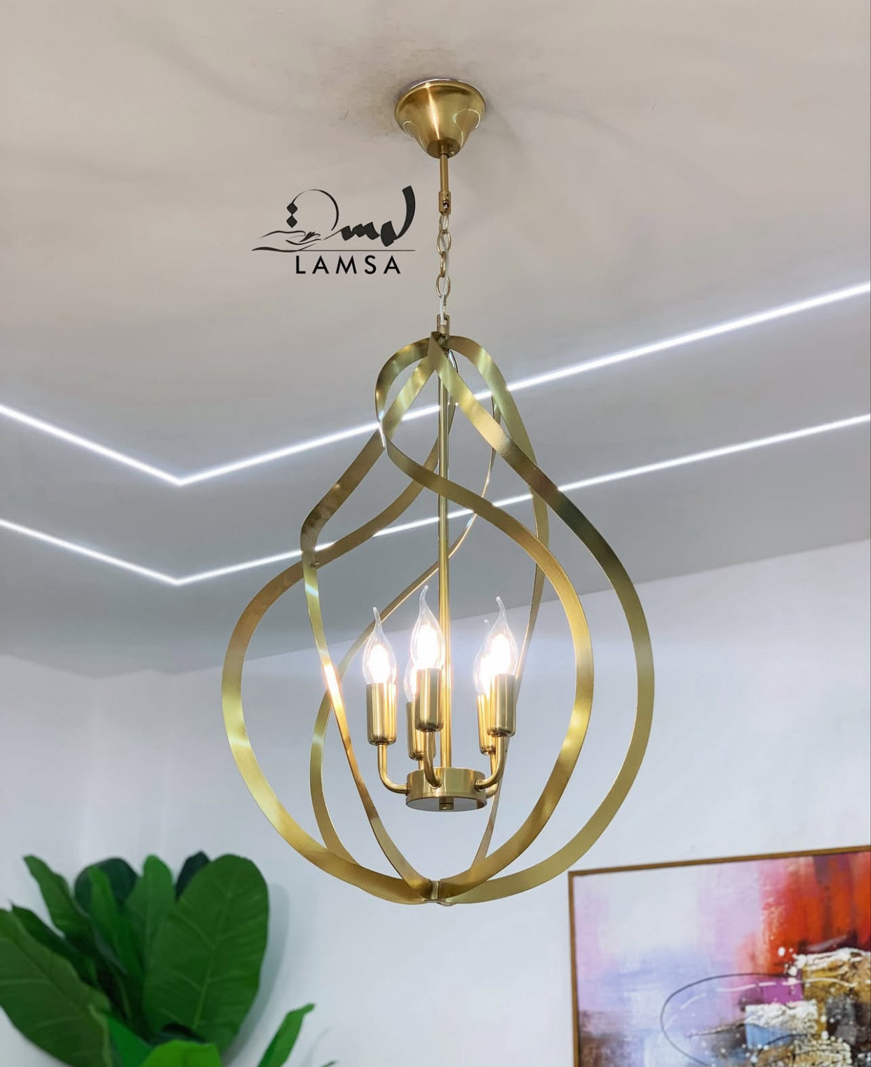 Lustre Chandelier "POIRE"