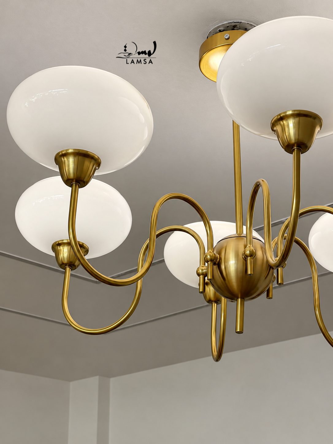 Lustre chandelier 6 bowls et 3 bowls