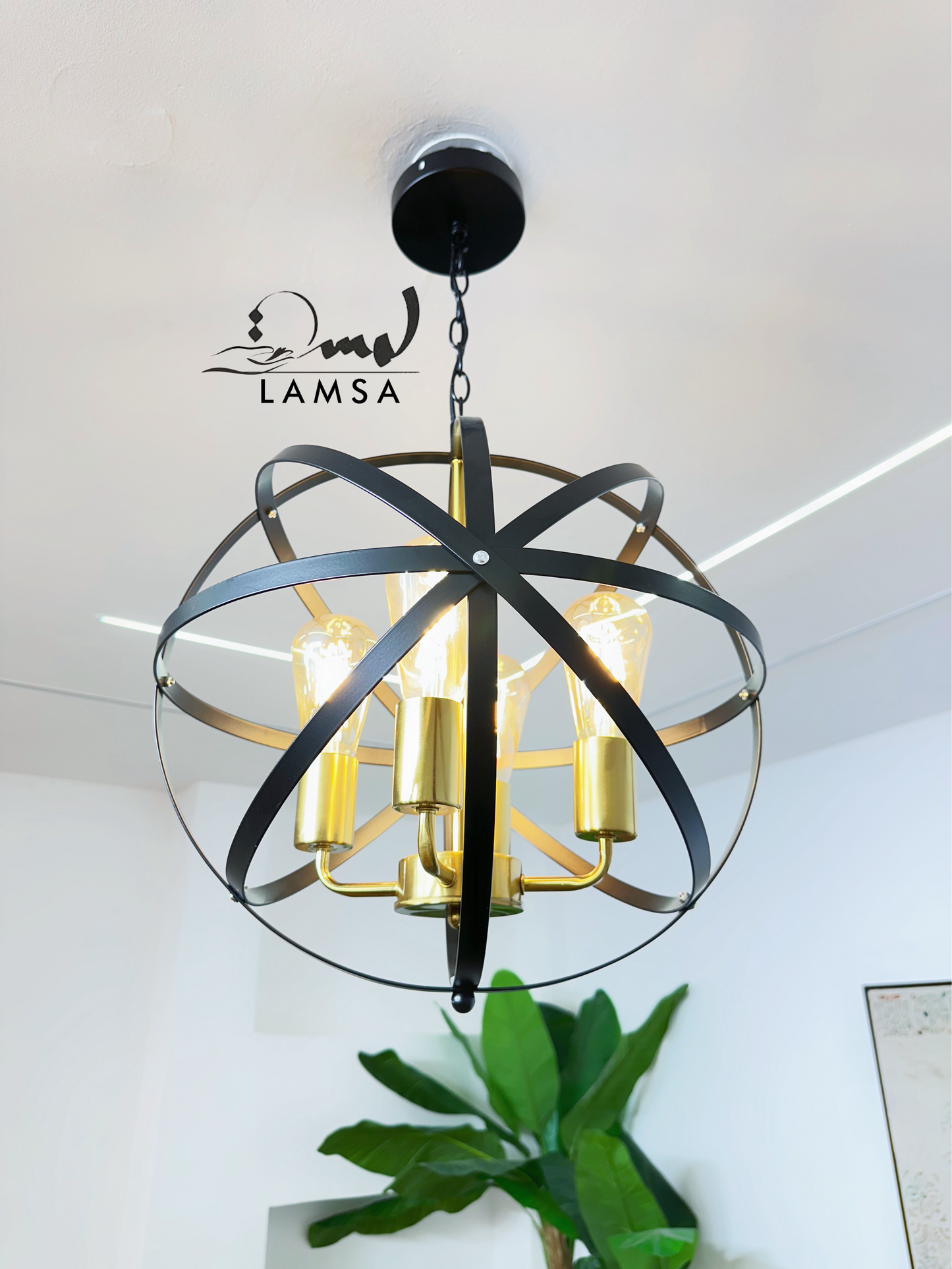 Lustre Chandelier "GLOBE 3D" | Livraison 58 Wilayas