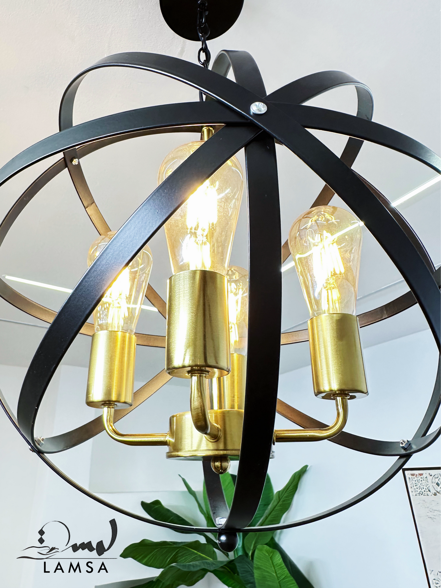 Lustre Chandelier "GLOBE 3D" | Livraison 58 Wilayas