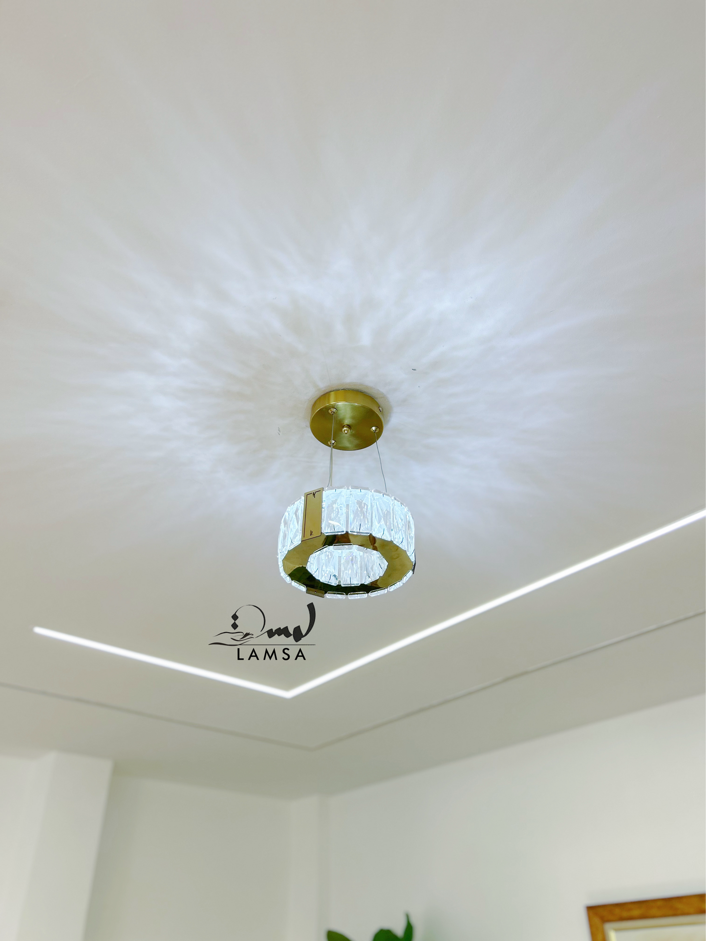 Lustre CRISTAL Rond 20 Cm | Livraison 58 Wilayas