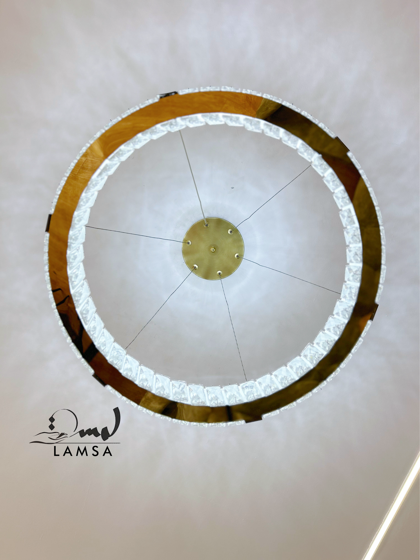 Lustre CRISTAL Rond 60 Cm | Livraison 58 Wilayas