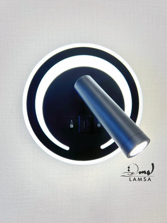 Applique Murale LED Ronde "Noir"