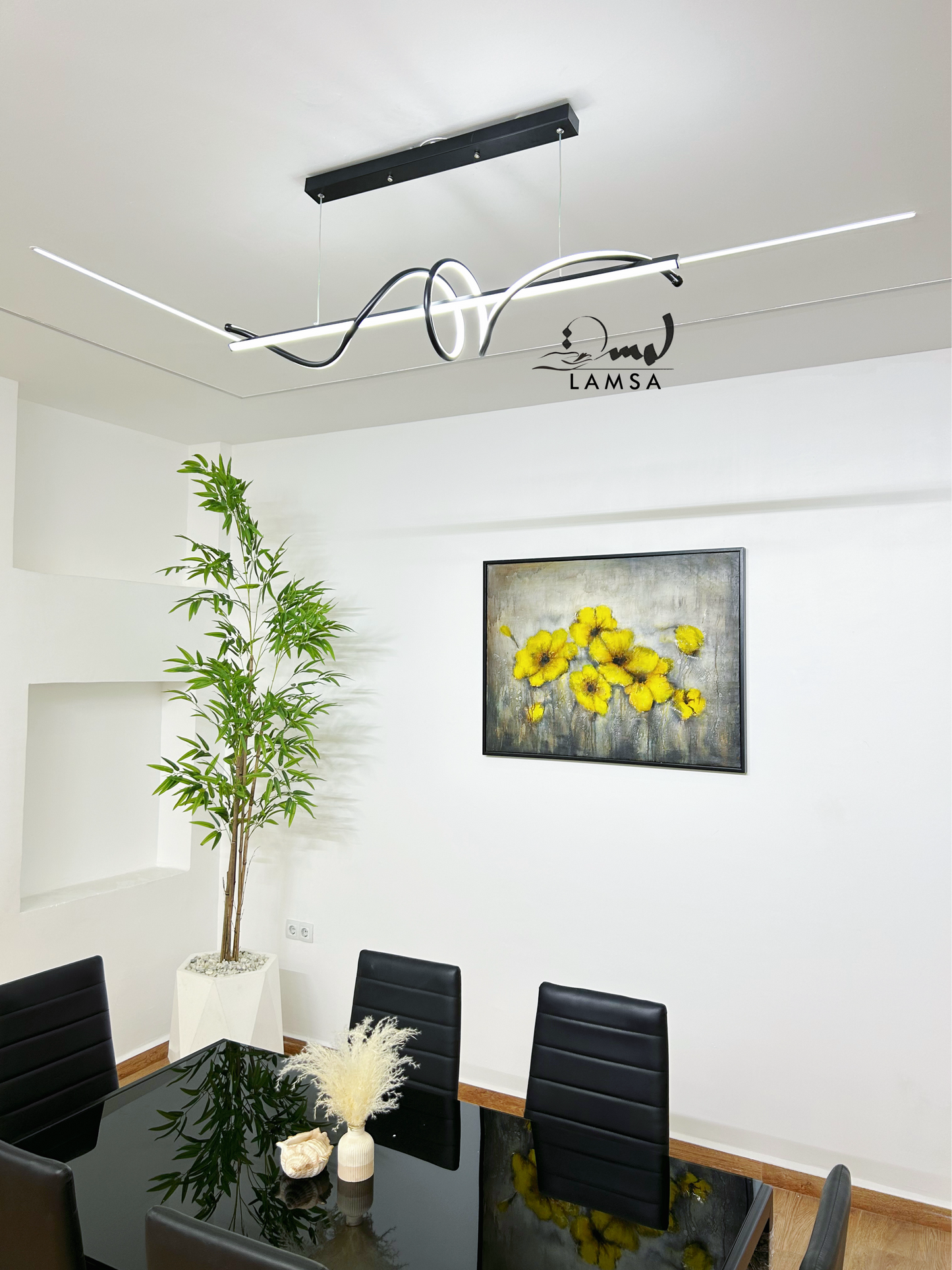 Lustre LED "SERPENT" Double Eclairage