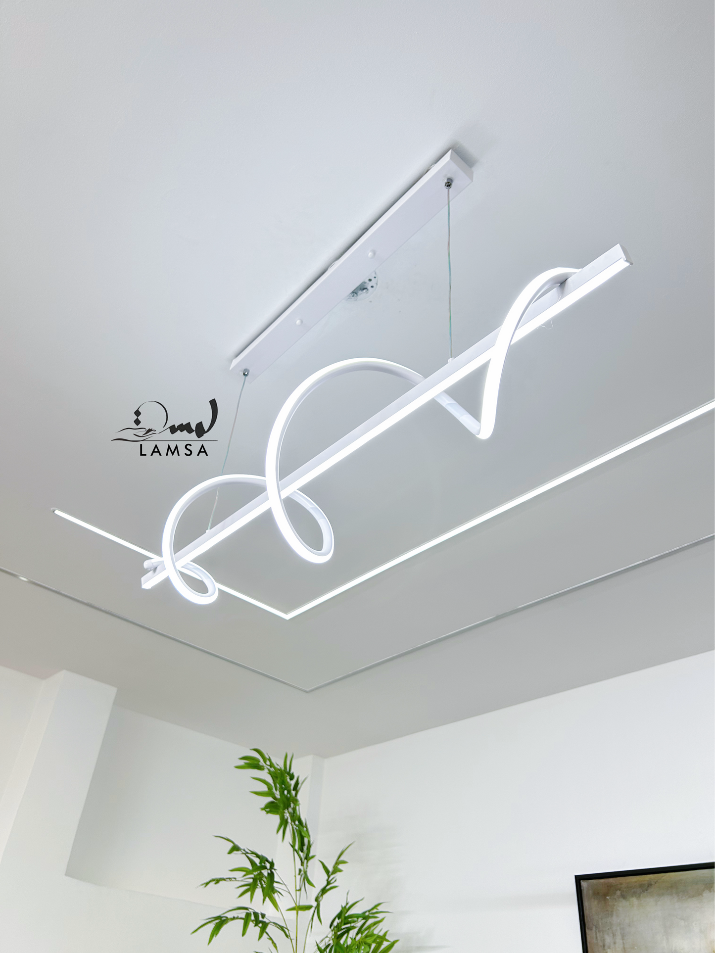 Lustre LED "SERPENT" Double Eclairage