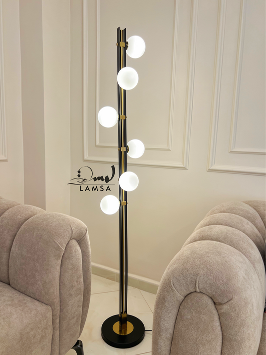 Lampadaire 6 Boules Lampe G9