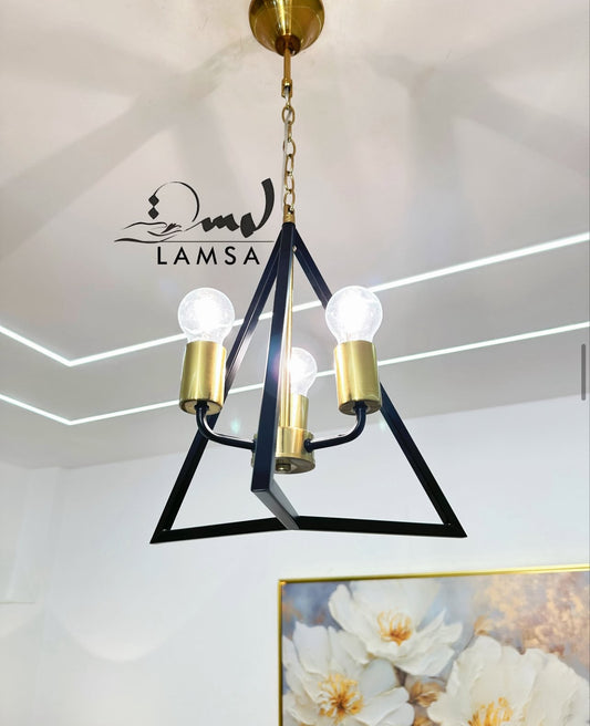 Lustre Chandelier "Triangle 3D" | Livraison 58 Wilayas