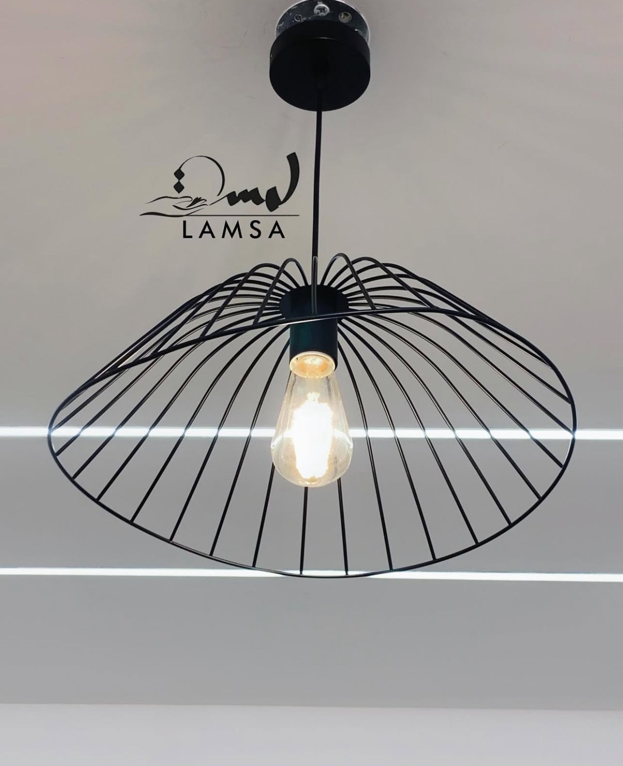 Lustre "Maille" Métal Rond