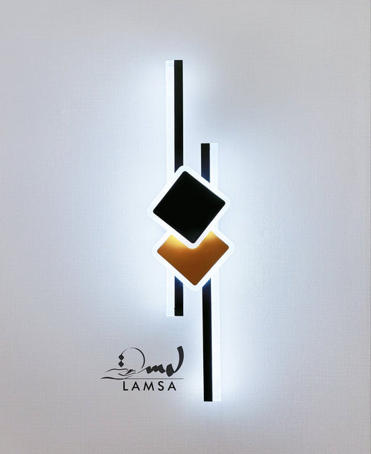 Applique Murale LED Avec Motifs "Noir"