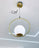 Lustre une Boule en Métal Bronze 