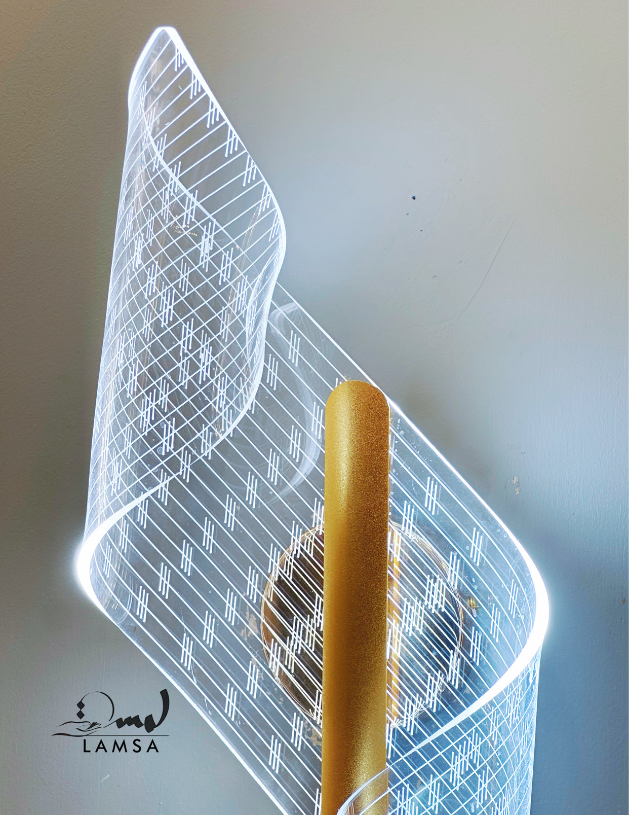 Applique Murale LED "ACRYLIQUE" 45CM